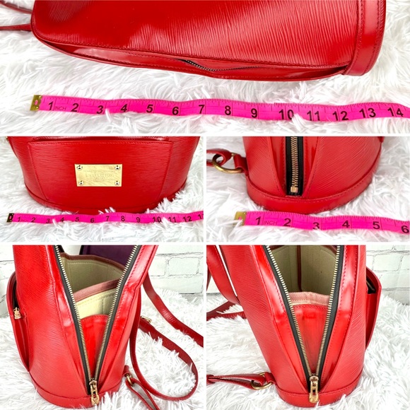 Louis Vuitton Red Epi Leather Backpack Custom - Picture 16 of 16